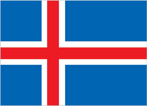 Flag Iceland